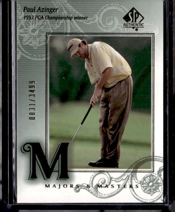 2002 SP Authentic #133 Paul Azinger 831/3499
