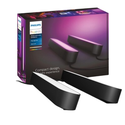 Philips Hue Play - LED-Leuchte - Doppelpack - 500 lm - Basis-Set - schwarz