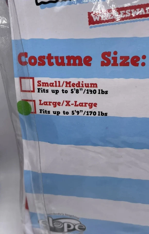 Where'S Wenda Waldo Dress Adult Halloween Costume - Large/XL Up To 170lbs - Image 3 of 4