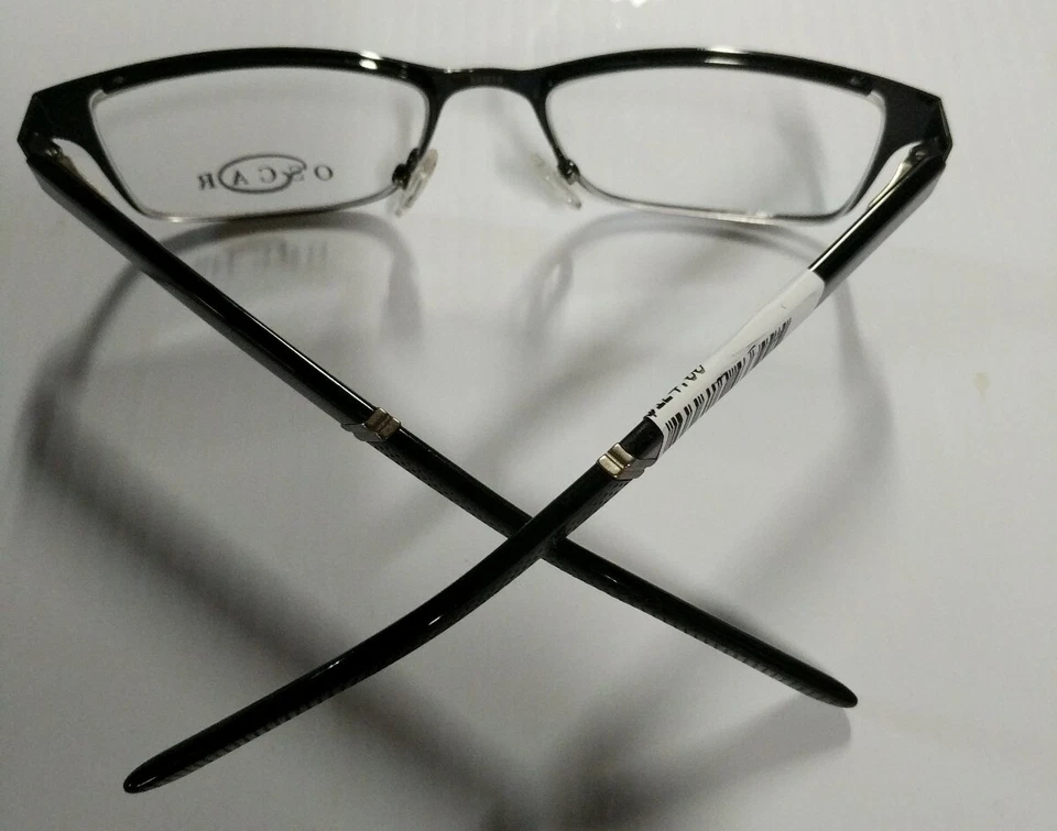 MARCOS GAFAS HOMBRE OSCAR DE LA RENTA NEGRO BRILLANTE OSM838. ¡Envío gratis! Foto 4 de 4