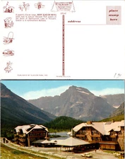 Vintage Montana Many Glacier Hotel, MT Postcard Unused 50724