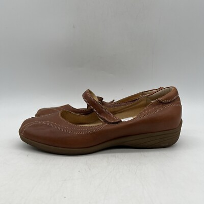 Softspots Brown Leather Mary Jane Comfort Shoes Women s Size 7 W