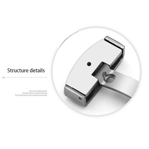 Stainless Steel Butterfly Deployant Deployment Clasp Watch Band Strap Buckle New - Picture 5 of 14