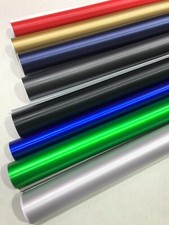 Brushed Aluminium Car Vinyl Wrap sticker film 'Air Free'Automotive wrapping UK