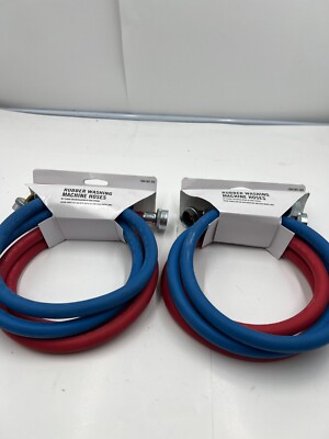 (2 Pack Of 2) Everbilt 98258 Washer Hoses -3/4 FHT x 3/4 FHT 4feet 1004 061 203