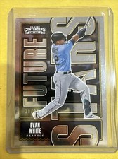 2020 Panini Contenders Future Stars Gold /99 Evan White #FS-12 MLB