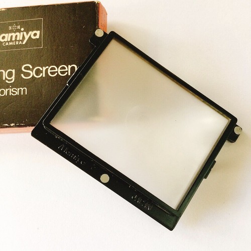 【MINT】MAMIYA Focusing Screen No.1 Microprism Type for M645 in genuine Box - Picture 4 of 9