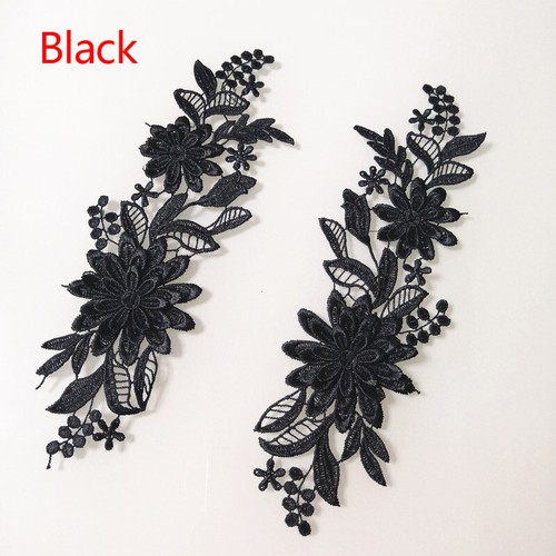 2pcs DIY Embroidered Lace Edging Trim Sewing Craft Costume Applique Ribbon Decor - Picture 22 of 22