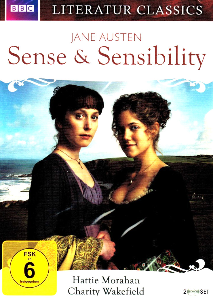 Jane Austen - Sense & Sensibility - Literatur Classics - DVD - Neu & Sealed