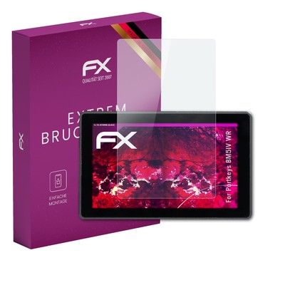 atFoliX Glasfolie für Portkeys BM5IV WR Displayfolie 9H Schutzpanzer