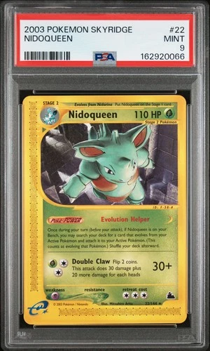 Pokemon Nidoqueen Skyridge 22/144 PSA 9 Mint