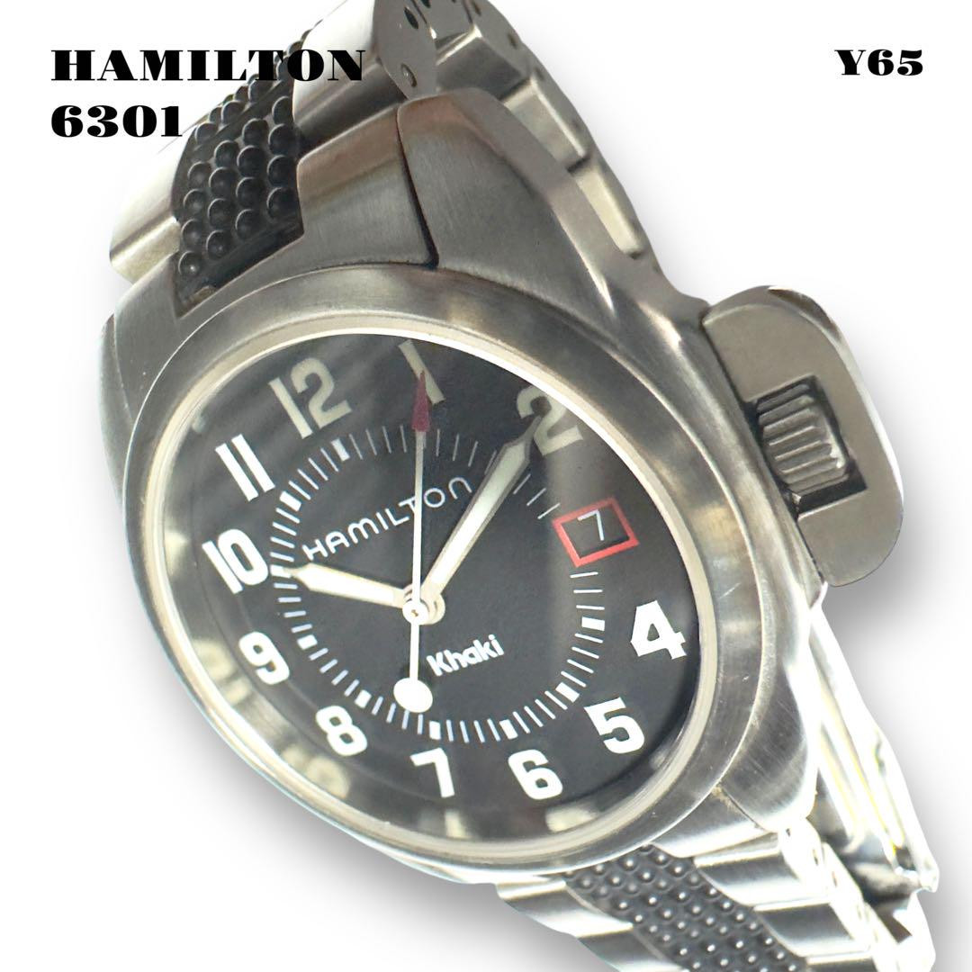HAMILTON Khaki 6301 Men's Watch Quartz Analog Round 34.3mm Silver
