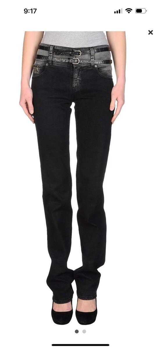 Jean Pattes D'éléphant Galliano - Taille 38, Gris, 100% Coton - Neuf Sans étiquettes