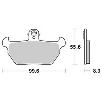 SBS BremsbeläGe 644 HF FüR BMW K LT / LT SE ABS (K589) 1100 1992-1999