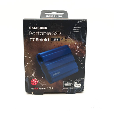 Samsung Portable SSD T7 Shield 2TB USB 3.2 Externe SSD Blau Neu
