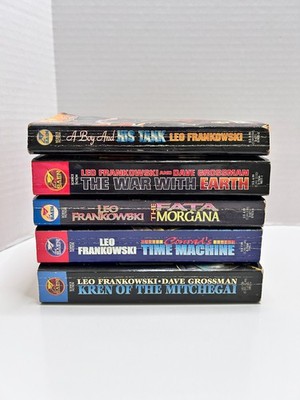 Lot of 5 Leo Frankowski Paperback Books Fantasy Sci-Fi Conrad Dave Grossman