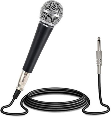 Microfono Profesional Dinamico De Mano Con Cable Para Fiestas Karaoke 1/4' NUEVO