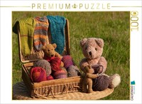 Calvendo Puzzle Wool Bears | 1000 Pieces, Finished Size 25.2 × 18.9 In (64 × 48