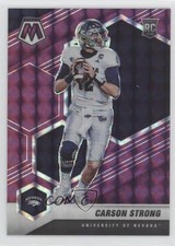 2022 Panini Mosaic Draft Picks Mosaic Purple Prizm 2/49 Carson Strong #93 3hd