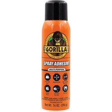Gorilla Spray Adhesive Multi-Purpose 14 oz Heavy Duty Repositionable Strong