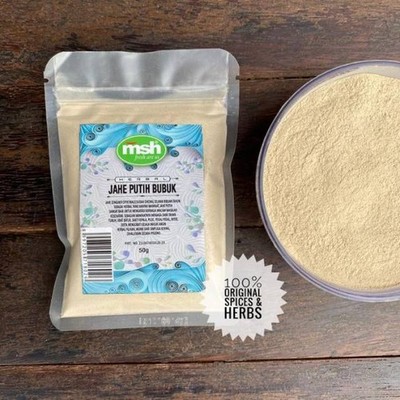 White Ginger Powder 50g warm aromatisch Indonesian Spice Speisekammer