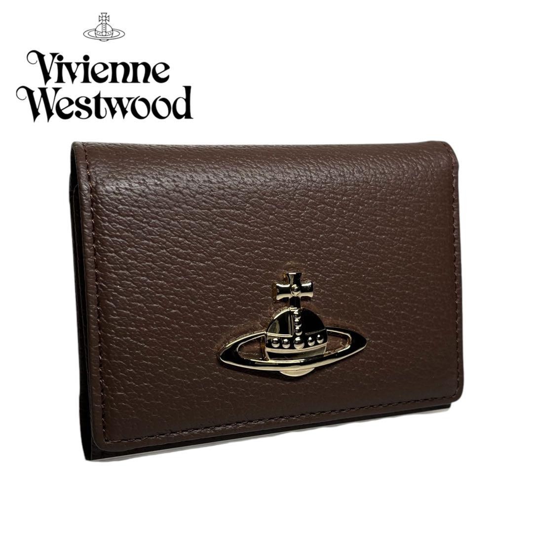 ★Vivienne Westwood★ ブラウン Envelope Billfold 財布 Vivienne Westwood Brown Tri-Fold Wallet | eBay