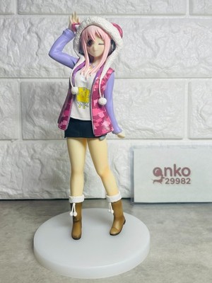 TAITO Super Sonico Tiger Hoodie Figure Pink Ver. 2013 Prize No Box
