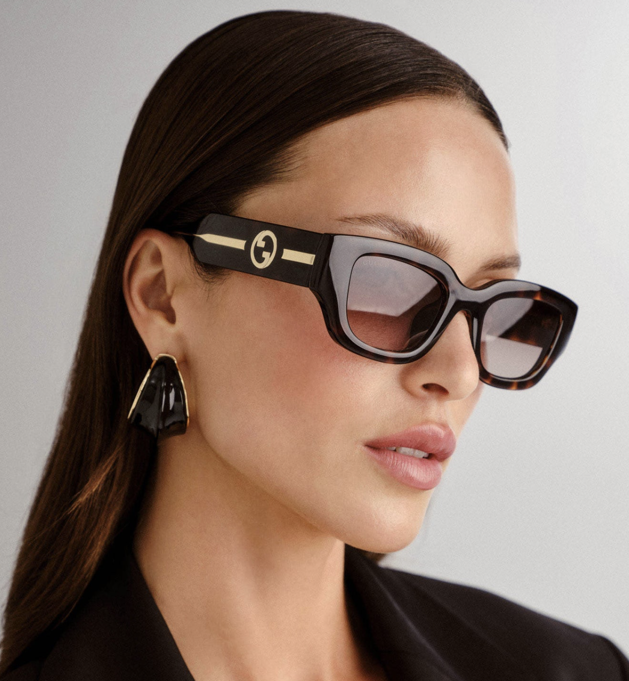 NEW Gucci GG1558SK-002-51 Sunglasses 51mm 100% Authentic