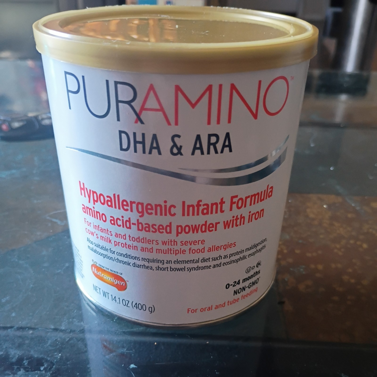  Puramino DHA & ARA Formula 14.1 oz (Expires 07/2026