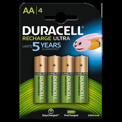 Batterieverkäufe Europa AA Batterie wiederaufladbare 4 Karte 2500