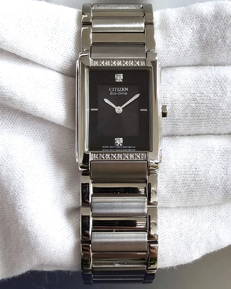 CITIZEN Eco Drive Black Dial SS Women's Watch BL6020-58E - STORE DISPLAY