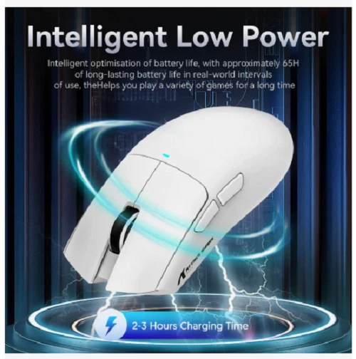 ATTACK SHARK X11 Wireless Gaming Mouse with Charging Dock White - Image 4 of 4