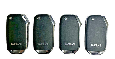 4 PK OEM KIA Forte Flip Key Fob Remote CQOTD00660, 95430-M6500 NICE stickers