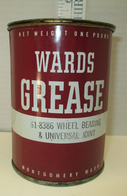 Wards Grease Oil / Gas Station Metal 1 # Can