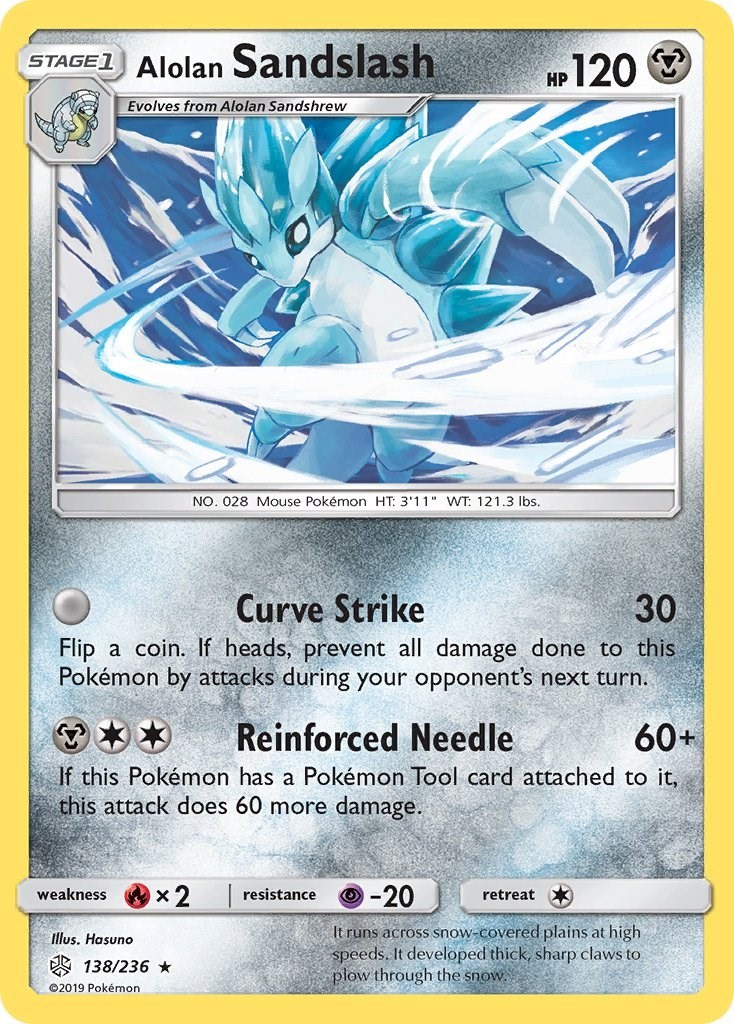 Alolan Sandslash - [SM12 - 138/236] - LP - SM - Cosmic Eclipse - Pokemon
