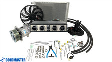 Ac Kit Universal Underdash Evaporator - 404 Premium Black Chrome Ac Qf - Pk8