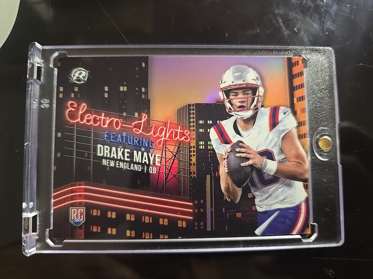 2024 Topps Resurgence Case Hit Drake Maye Electro-Lights #EL-7 RC 