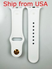 Original Apple Edition watch sport Band 38mm 40MM 41MM 42MM DEMO Gold Pin White