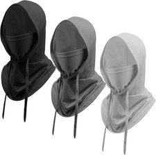 3 Pack Cooling Balaclava Mask for Men Women - Sun UV Protection Hood Face Cover