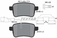 Textar 2515601 Bremsbelagsatz, Scheibenbremse FüR Alfa Romeo