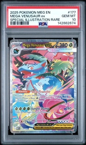 New Listing2025 POKEMON MEG EN-MEGA EVOLUTION #177 MEGA VENUSAUR EX PSA 10