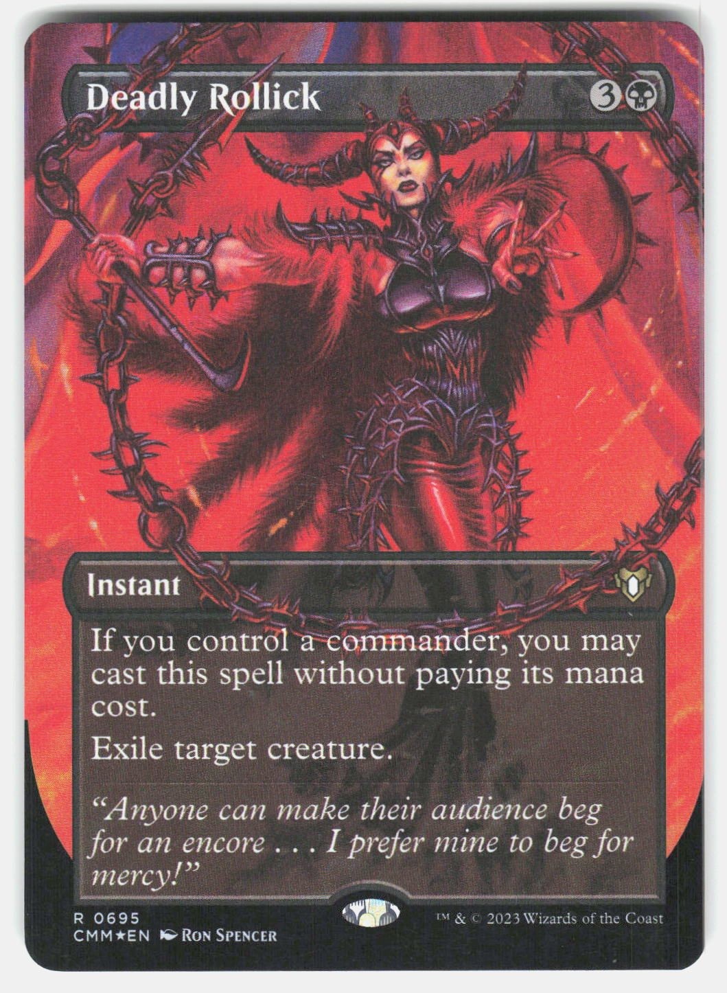 Deadly Rollick (Borderless) Foil [CMM - 695]
