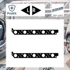 2x ORIGINAL® Victor Reinz Dichtung, Abgaskrümmer für Volvo XC90 I V70 II V70