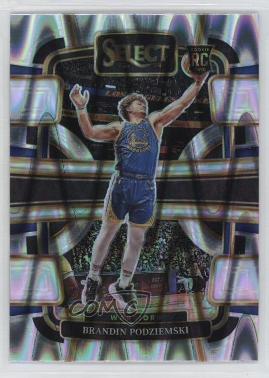 2023-24 Panini Select Concourse Tectonic Prizm Brandin Podziemski #93 1g4r