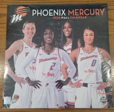2026 Phoenix Mercury Wall Calendar WNBA New
