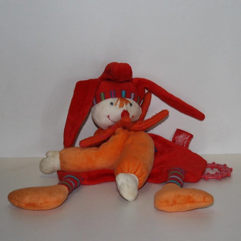 Doudou Clown Moulin roty - Dragobert - Etat moyen - Photo 1/1