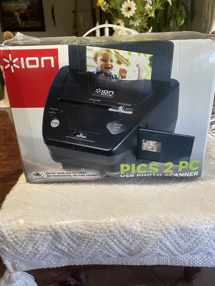 Ion Pics 2 PC Escáner de Fotos, Diapositivas y Películas Falta Cable USB Caja Abierta + Manual Foto 4 de 4