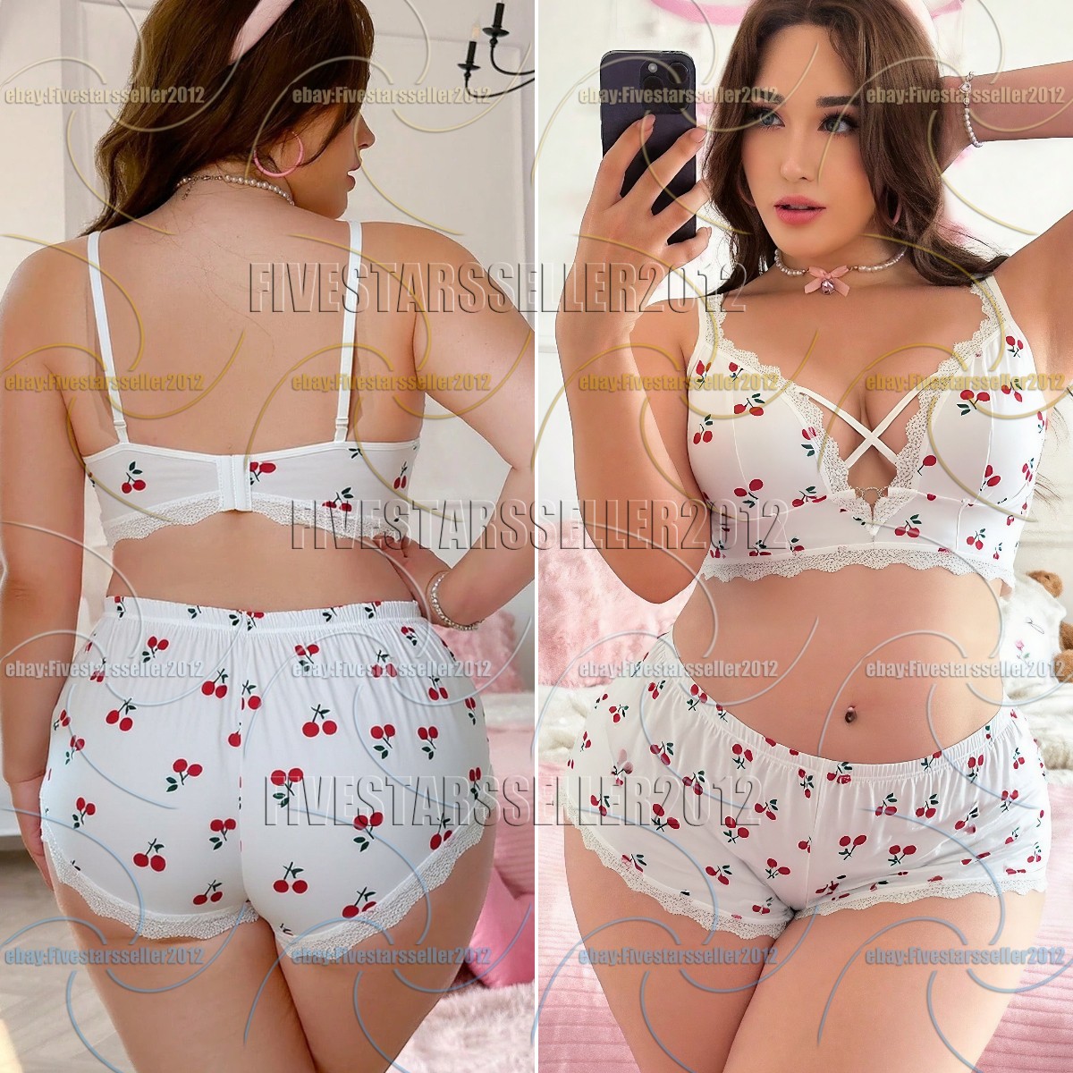 Plus Size Lace Cami Shorts Babydoll Nightgown Dress Sexy Lingerie Sleepwear Xmas