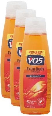 Alberto VO5 Extra Body Volumizing Shampoo, 15 Ounce (Pack of 3) 