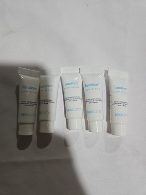 Neocutis Lumiere Firm Riche Illuminating Tightening Eye Cream. TRAVEL PACK OF 5